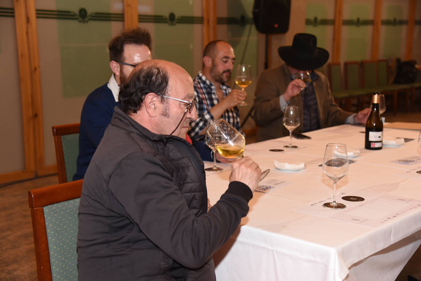 Entrega de premios a los ganadores del Torneo Viña Ijalba, de la Liga de Golf y Vino.