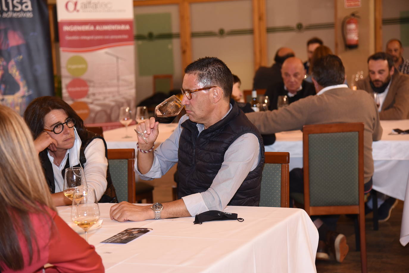 Entrega de premios a los ganadores del Torneo Viña Ijalba, de la Liga de Golf y Vino.