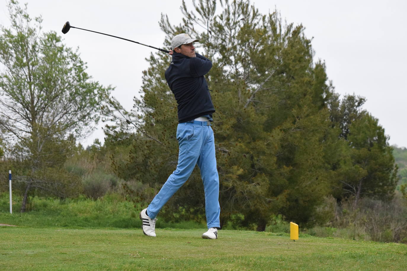 Imágenes de los jugadores durante el Torneo Viña Ibalba, de la Liga de Golf y Vino.