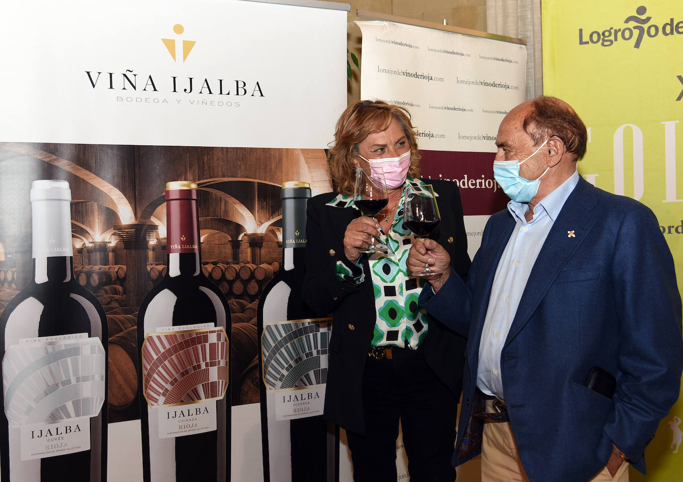 Entrega de premios a los ganadores del Torneo Viña Ijalba, de la Liga de Golf y Vino..