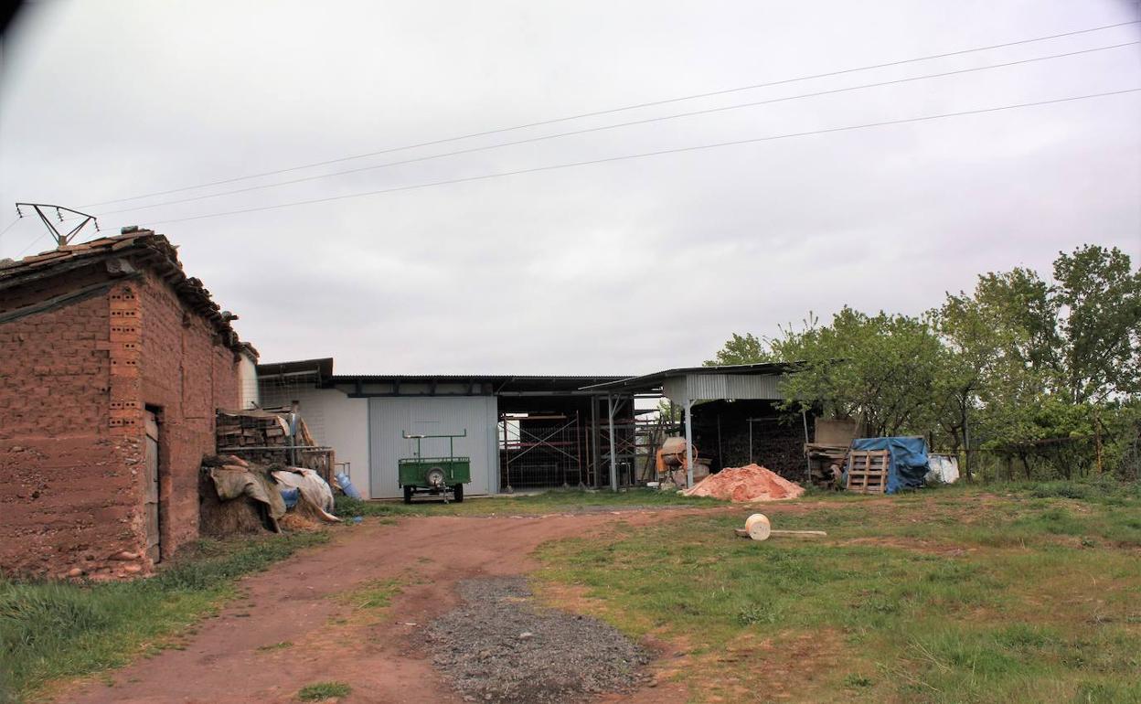 Zona de la huerta del matrimonio agredido, donde ocurrió el grave incidente. 