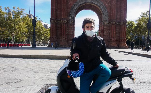 La moto de Lucas Vidal: «Lo más importante es que sea cero emisiones»