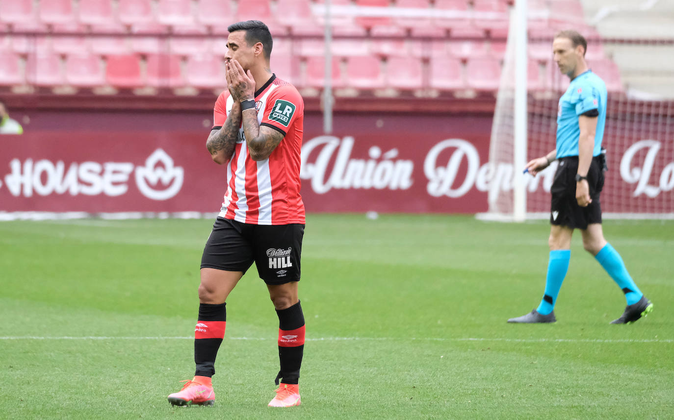 Fotos: Las imágenes de la dura derrota de la UD Logroñés ante el Girona