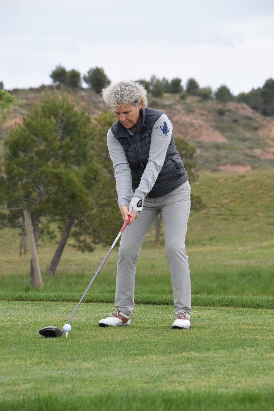 Los participantes en el torneo Bodegas Altanza de la Liga de Golf y Vino disfrutaron de un gran día de gol en El Campo de Logroño.