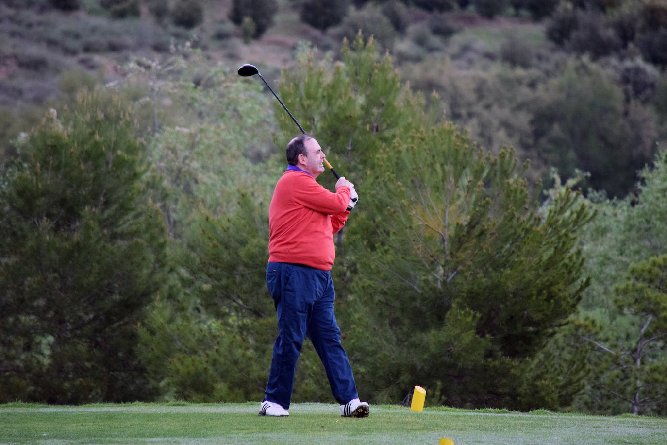 Los participantes en el torneo Bodegas Altanza de la Liga de Golf y Vino disfrutaron de un gran día de gol en El Campo de Logroño.