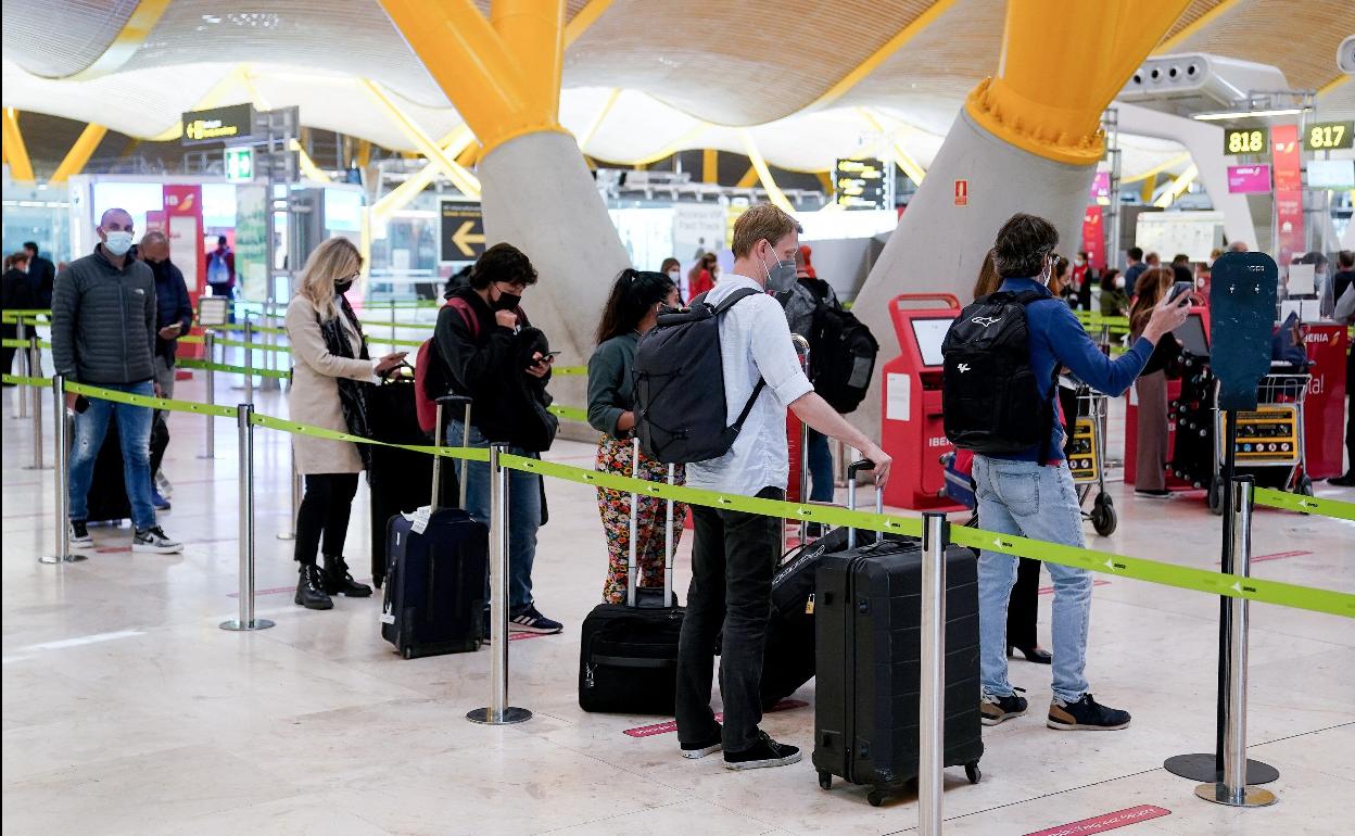 Imagen tomada en el aeropuerto Adolfo Suárez Madrid-Barajas. 