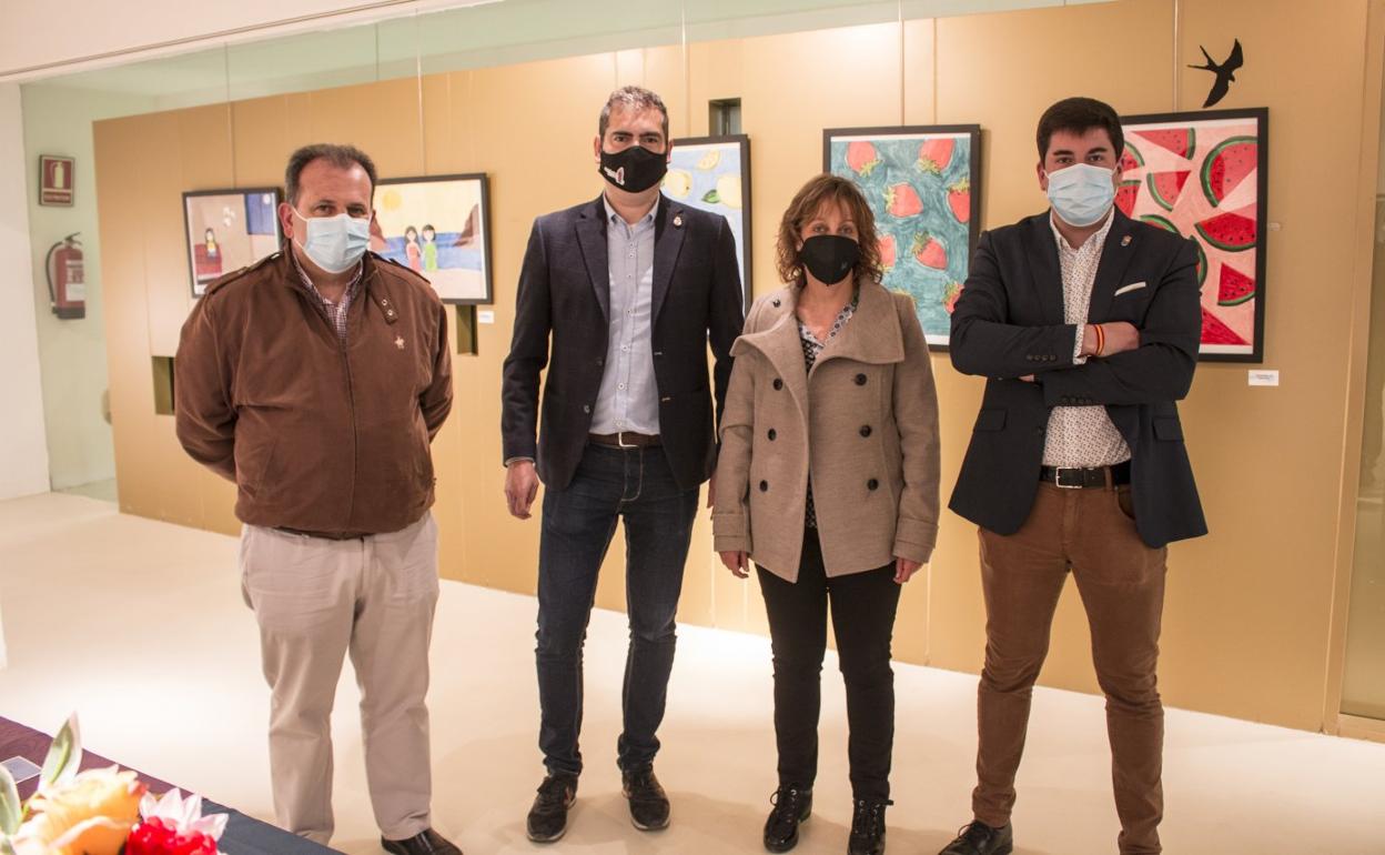 La exposición 'ConFinArte', en Caja Rioja