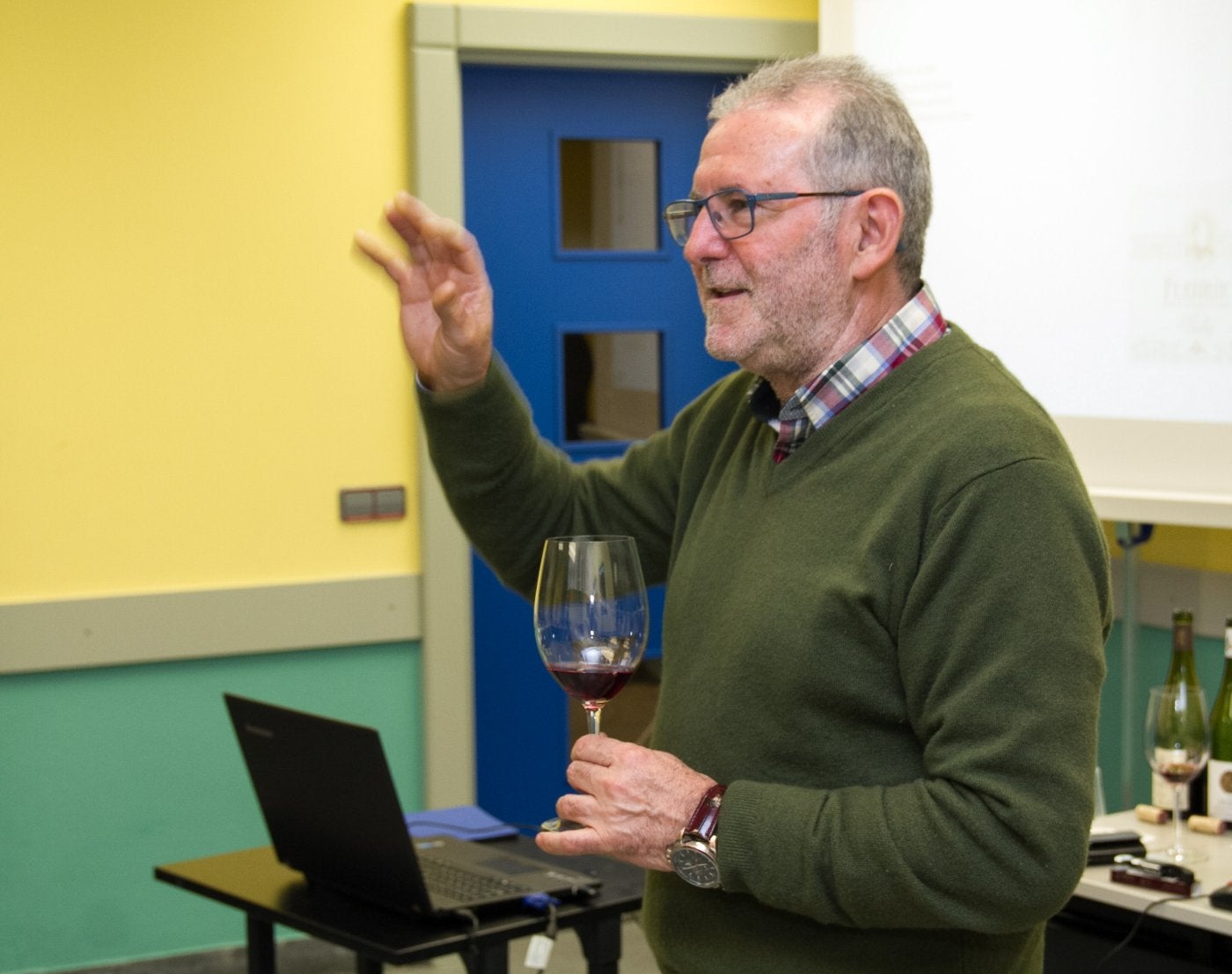 El enólogo Juan Bautista Chávarri. 