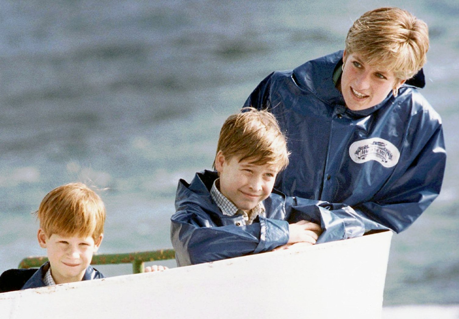 Lady Di, con sus hijos en 1991. 