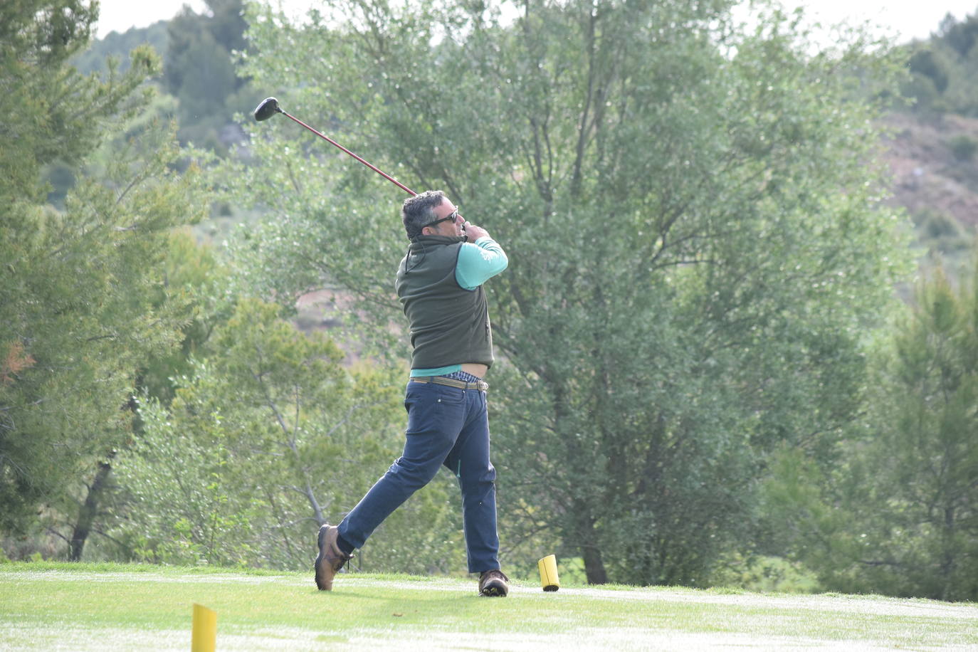 Los participantes el el torneo Bodegas Marco Real de la Liga de Golf y Vino disfrutaron de un gran día de golf en El Campo de Logroño.