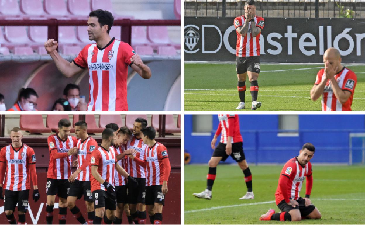Alegrías, penas... Momentos buenos y malos en la temporada de la UD Logroñés. 