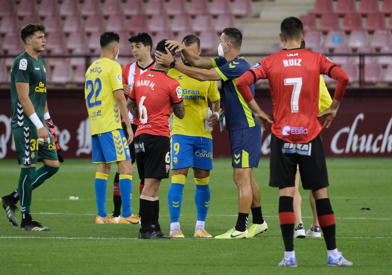 Fotos: Las imágenes de la tristeza de la UD Logroñés tras el descenso