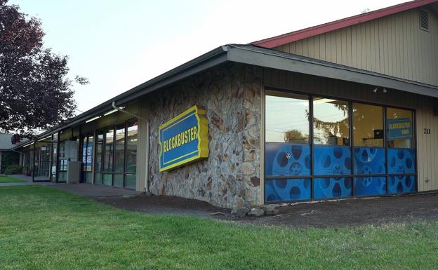 El último local de la cadena Blockbuster en Bend, Oregon.