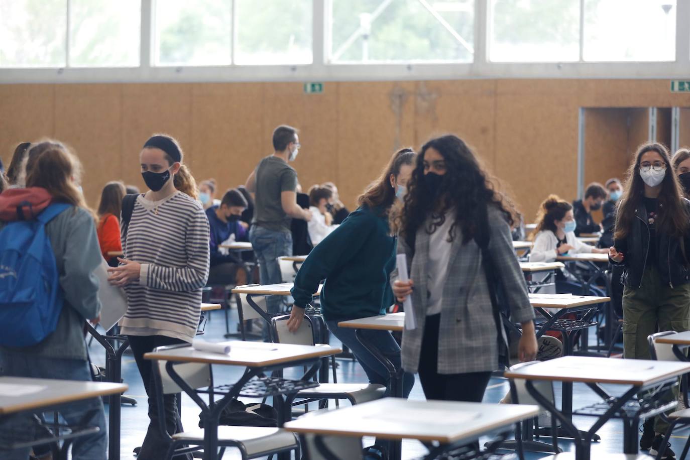 1.456 estudiantes de La Rioja comienzan la EBAU en diez sedes para evitar contagios de COVID. 