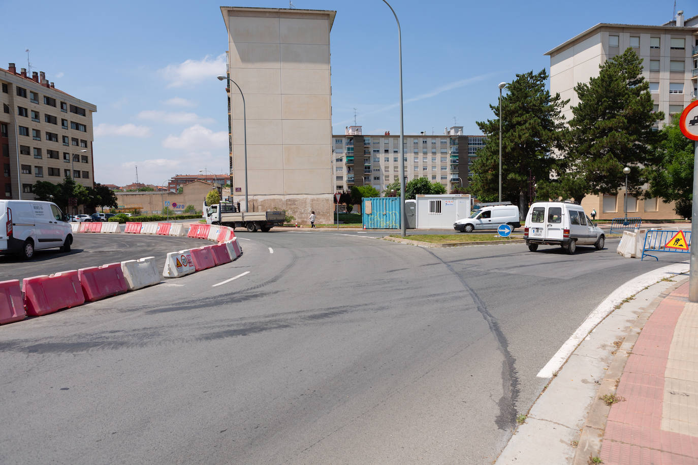 Fotos: El estado de las obras del Eje ciclista Los Lirios-El Cubo en Logroño