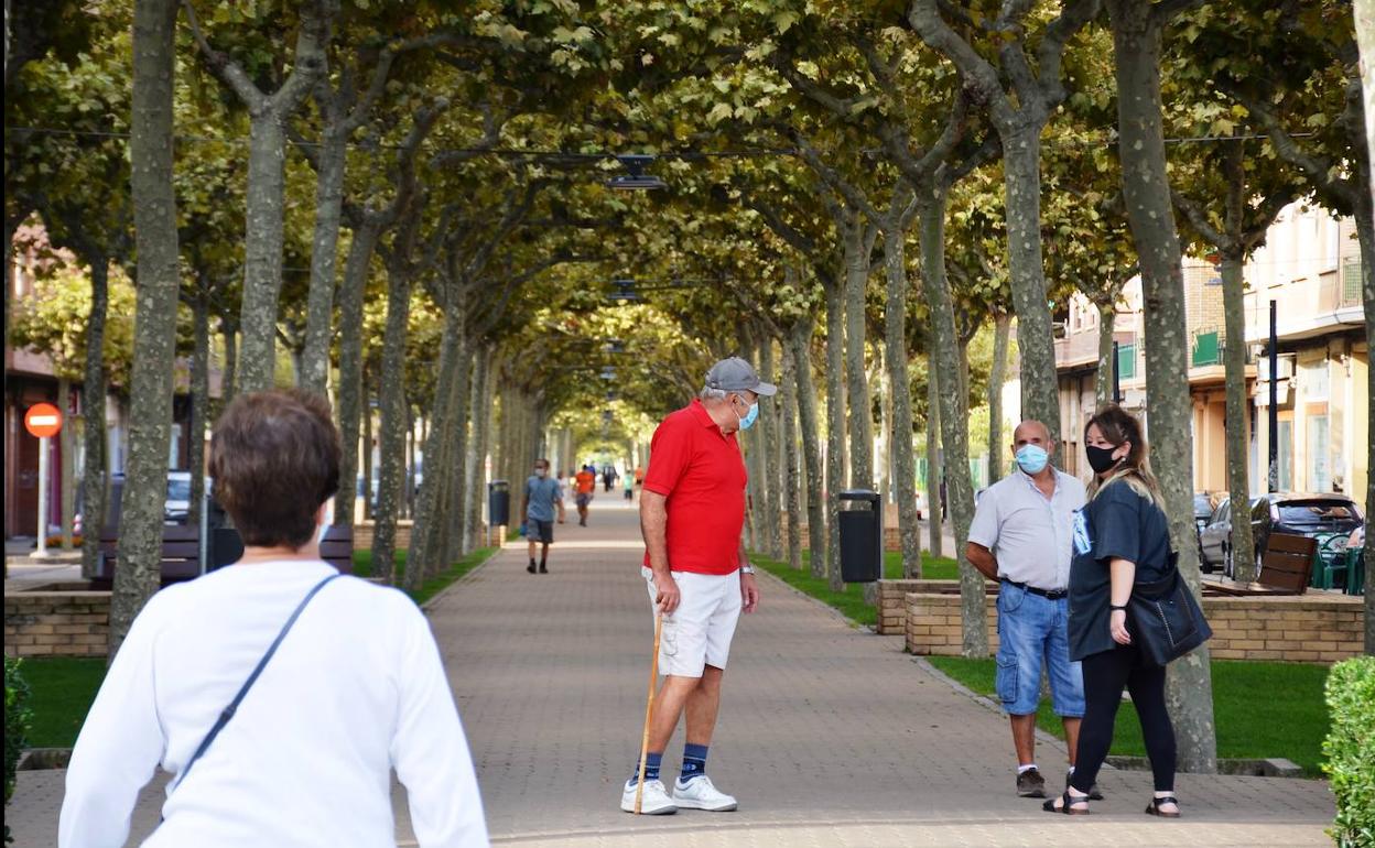 Una céntrica calle de Calahorra. 