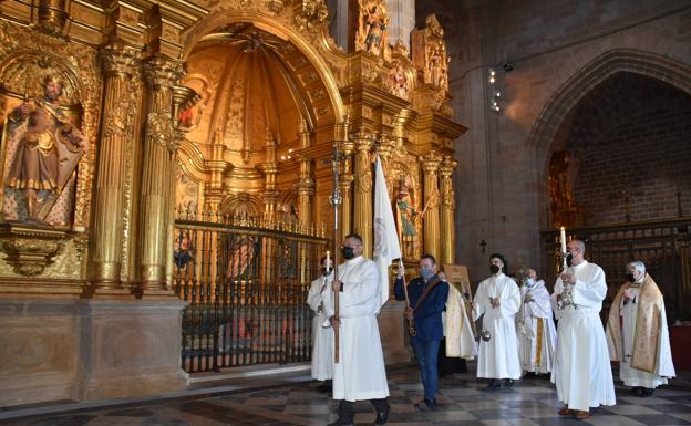 Imagen principal - Celebración del Corpus en Calahorra