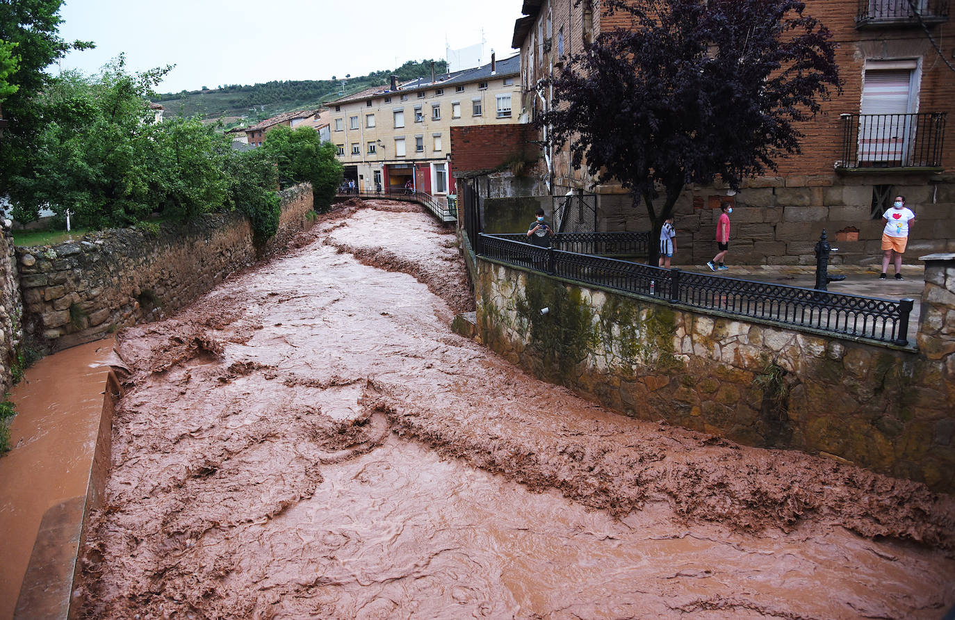 Fotos: Las imágenes de la tormenta en Fuenmayor