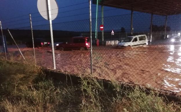 Tercera tormenta en Fuenmayor en menos de dos semanas