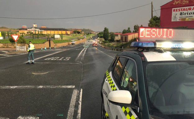 Restablecida la circulación en las carreteras riojanas tras la tormenta