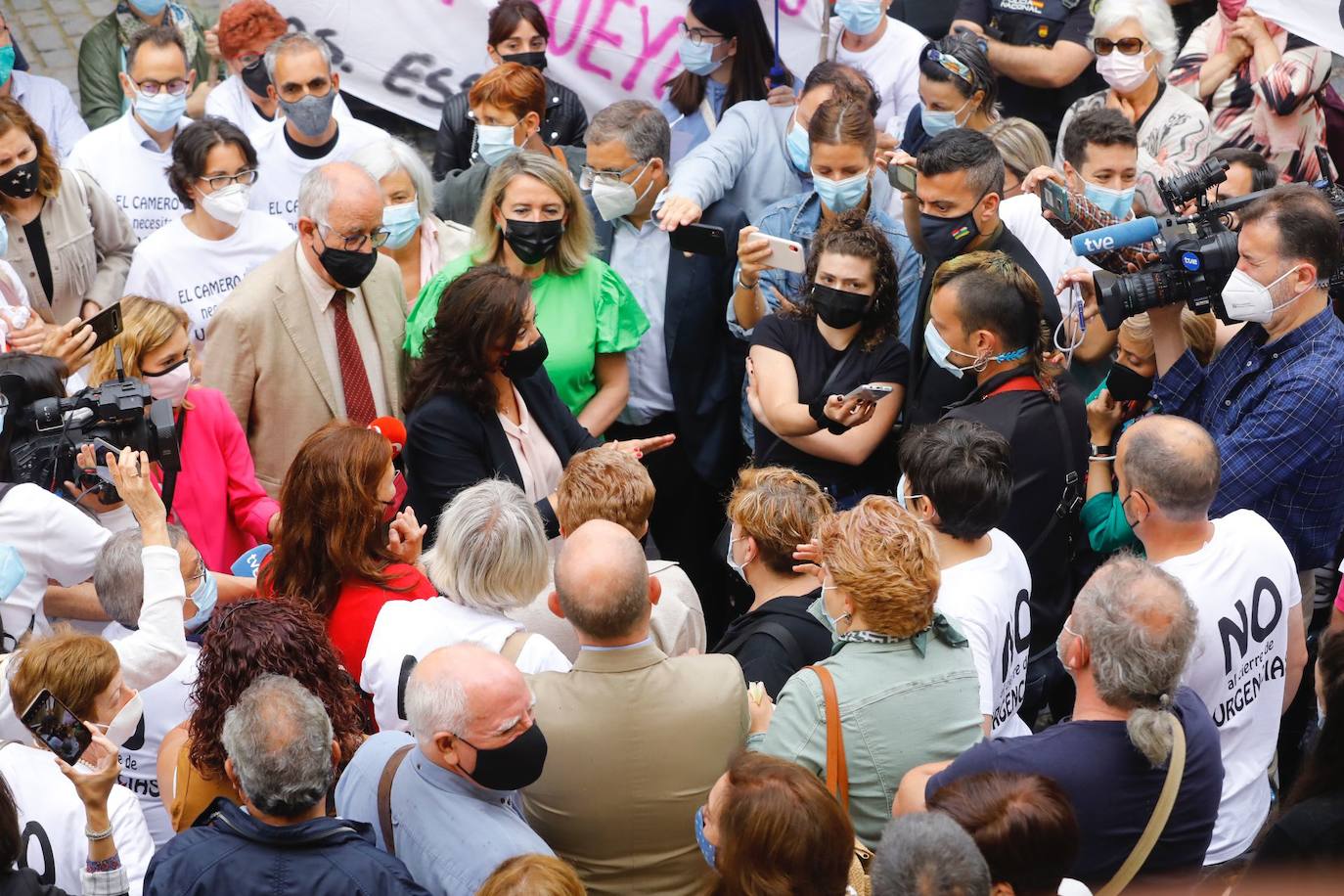 Fotos: Gritos de protesta por los recortes sanitarios