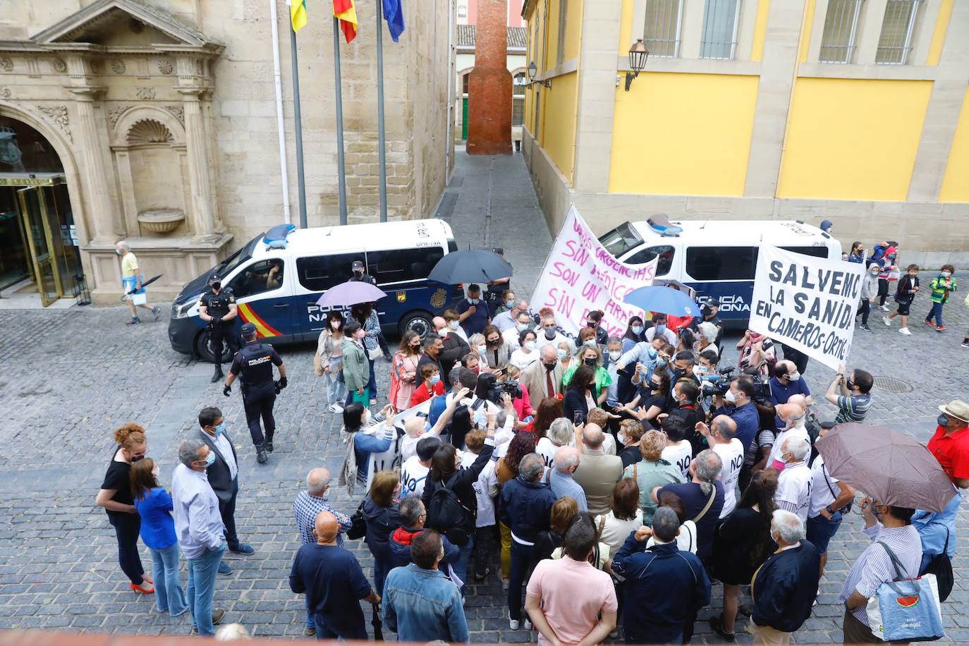 Fotos: Gritos de protesta por los recortes sanitarios