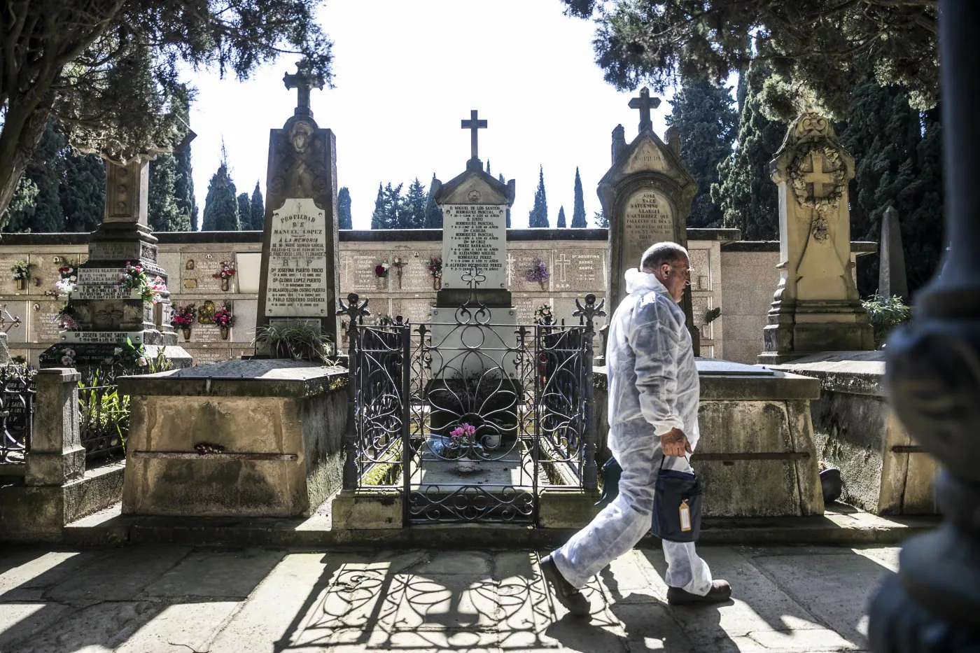 Cementerio de Logroño en una imagen de marzo de 2020.