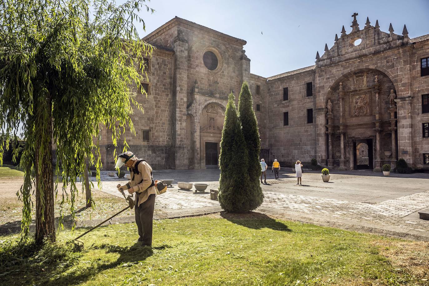 Imagen de archivo del monasterio de Yuso. 