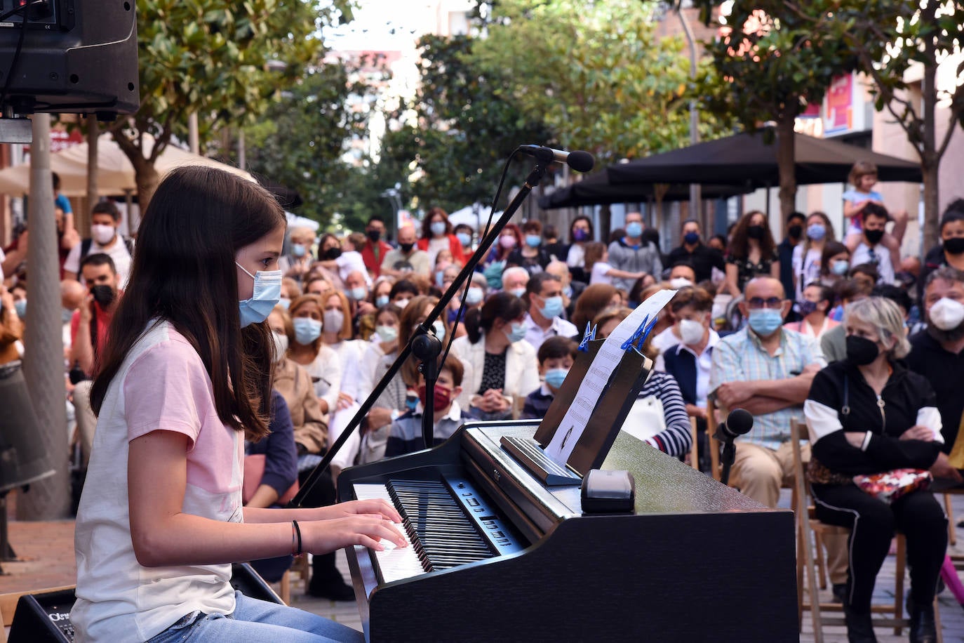 Los conciertos se han escuchado en el Monte Cantabria, el cementerio, la Casa de los Periodistas, María Teresa Gil de Gárate y en el patio de la Gota de Leche. 