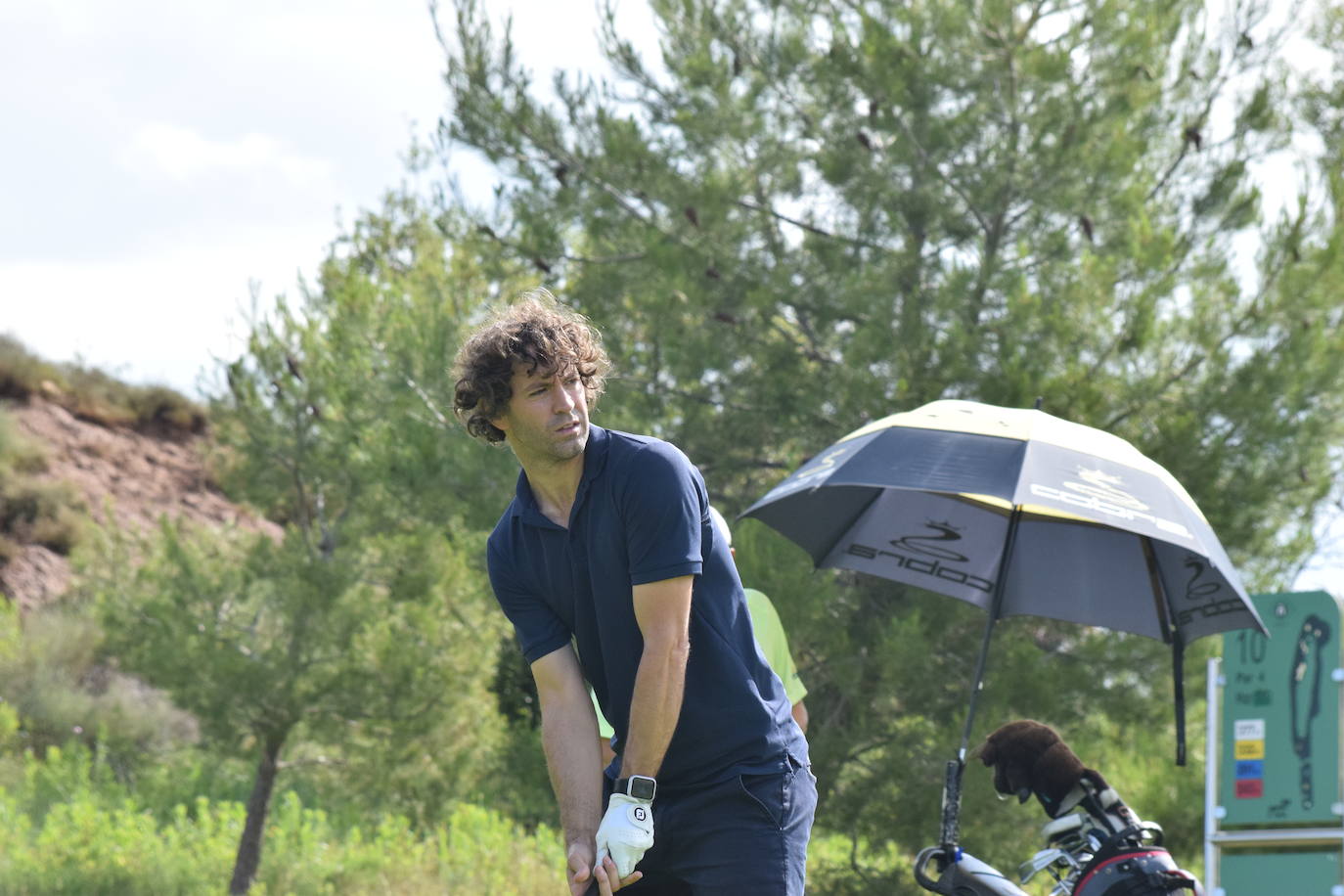 Los participantes en el torneo Bodegas Ontañón de la Liga de Golf y Vino disfrutaron de un gran día de golf en El Campo de Logroño.