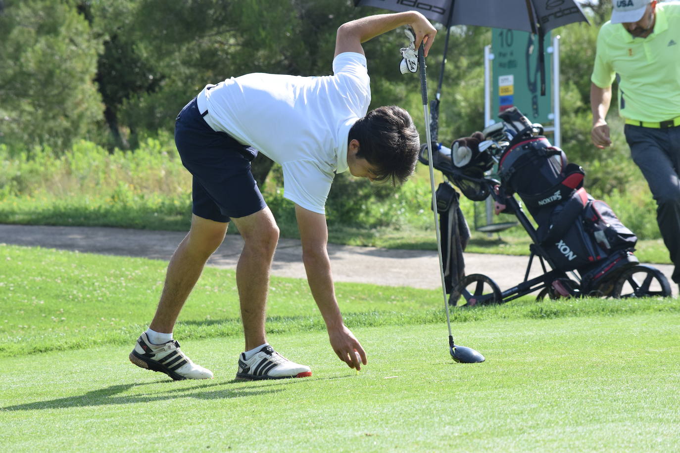 Los participantes en el torneo Bodegas Ontañón de la Liga de Golf y Vino disfrutaron de un gran día de golf en El Campo de Logroño.