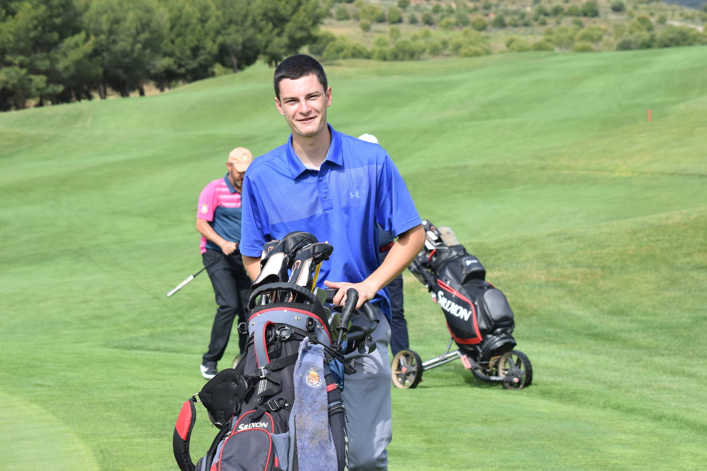 Los participantes en el torneo Bodegas Ontañón de la Liga de Golf y Vino disfrutaron de un gran día de golf en El Campo de Logroño.