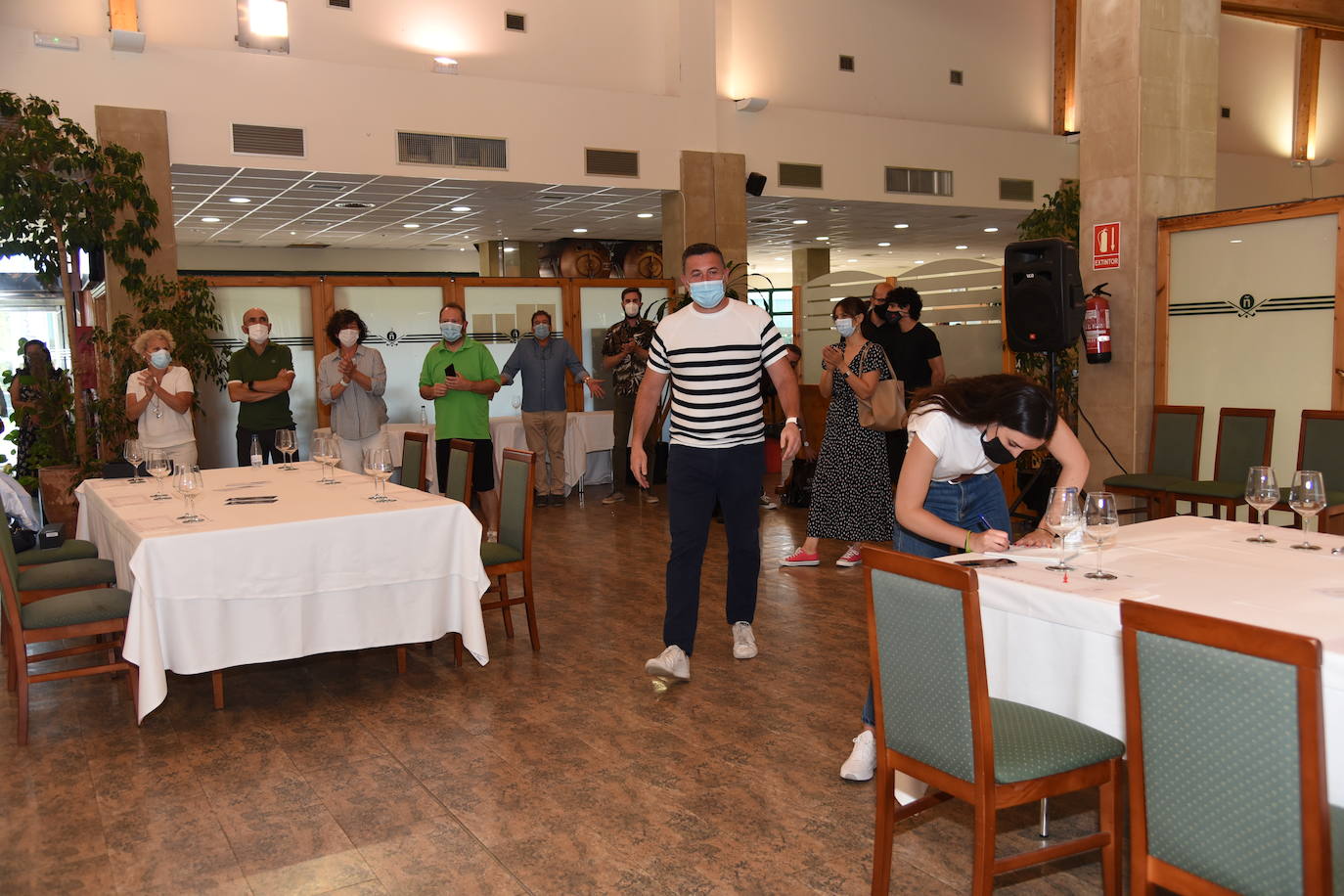 Los ganadores del Torneo Bodegas Ontañón, de la Liga de Golf y Vino, recibieron sus premios.