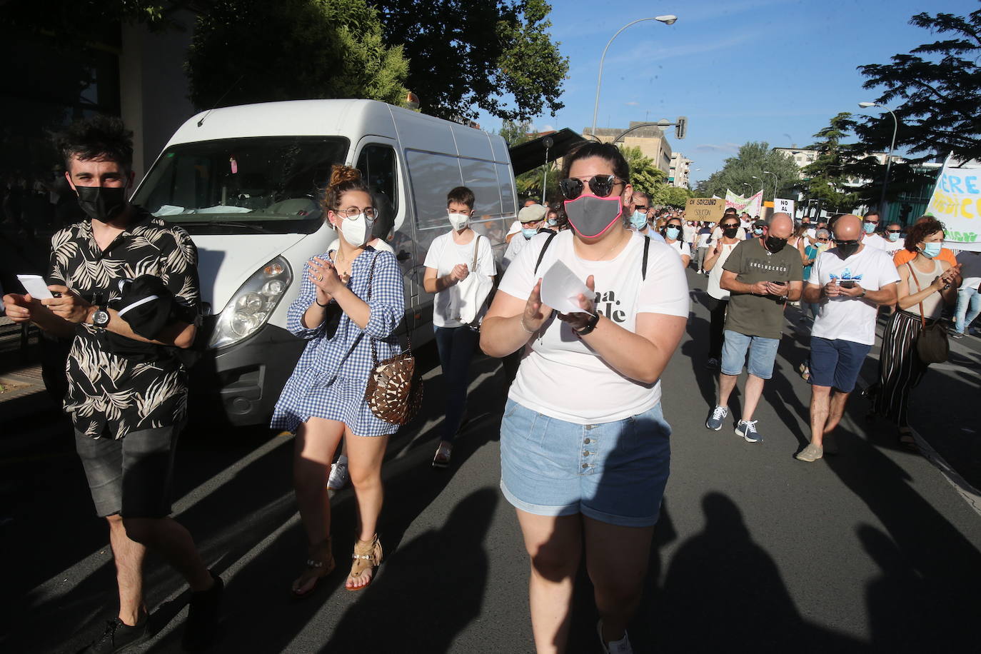 Fotos: Las imágenes de la manifestación en Logroño contra el Plan de Atención Continuada