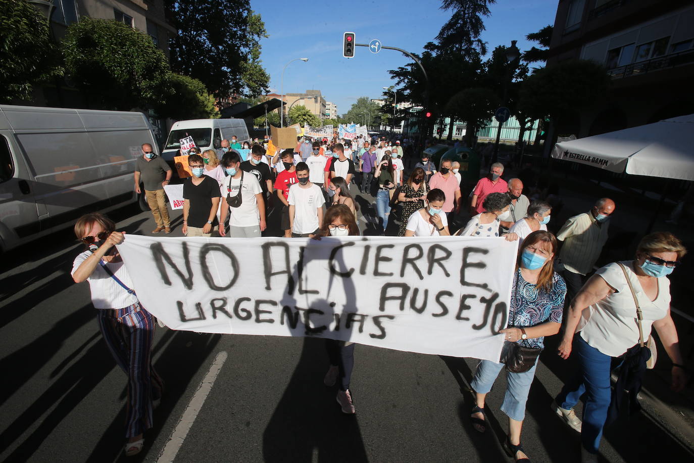 Fotos: Las imágenes de la manifestación en Logroño contra el Plan de Atención Continuada