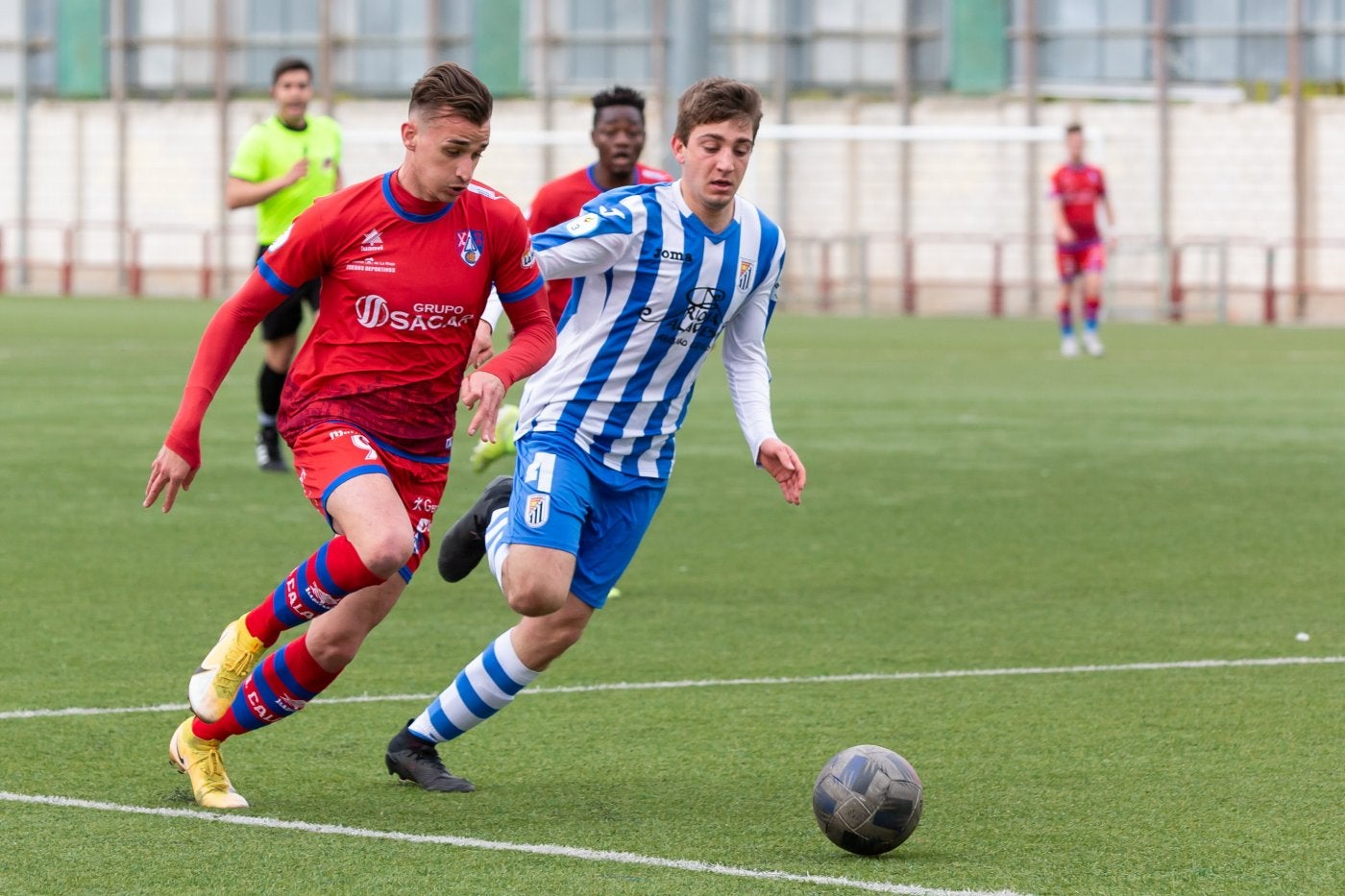 Tomás Bonilla, en un partido de esta temporada contra la Oyonesa. 