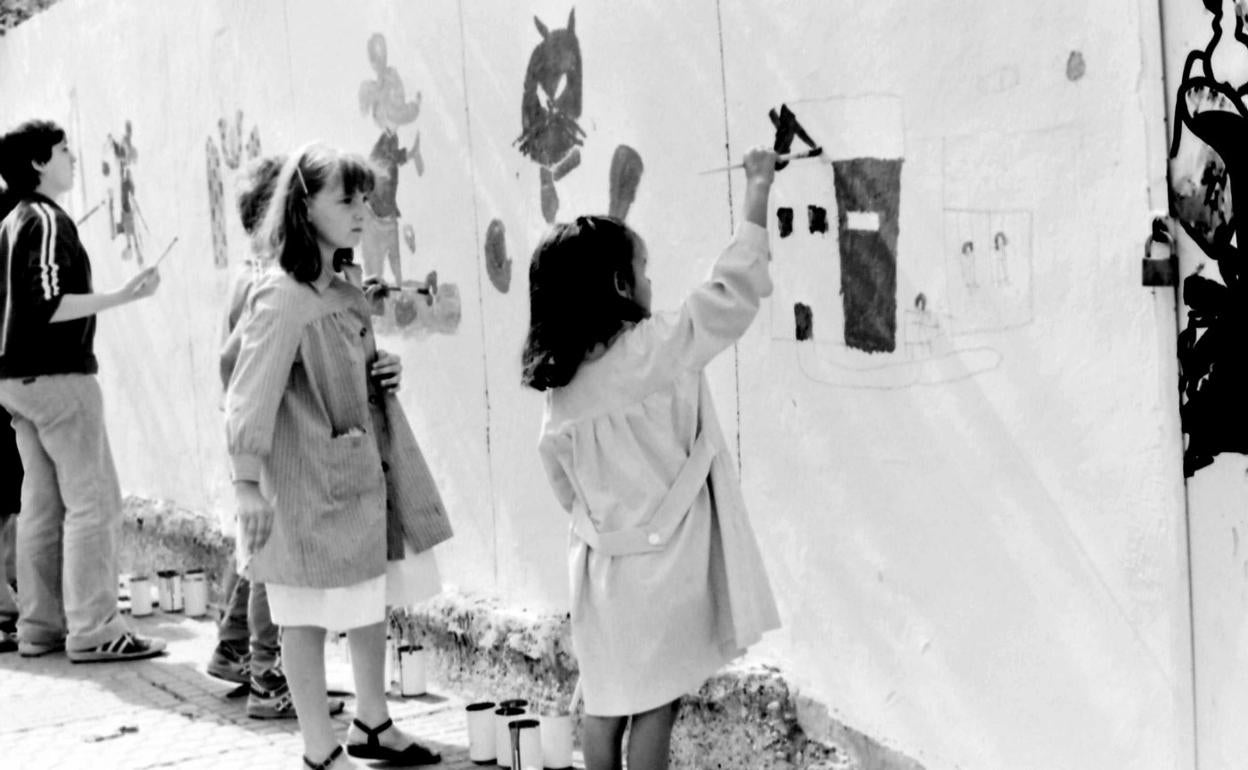 La Retina: concurso de pintura infantil en Logroño en 1982