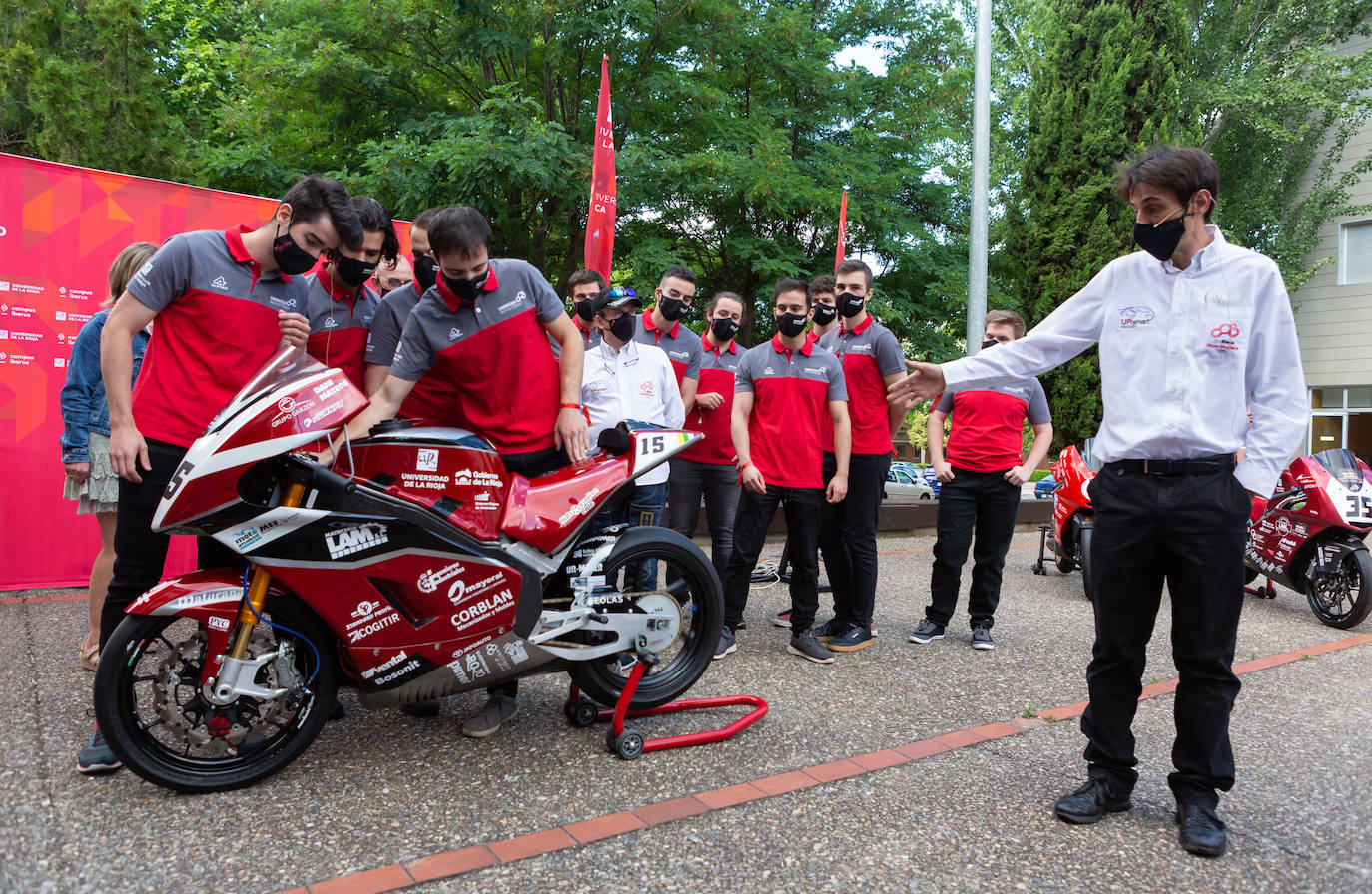 Fotos: La UR presenta la motocicleta que correrá en el Alcañiz