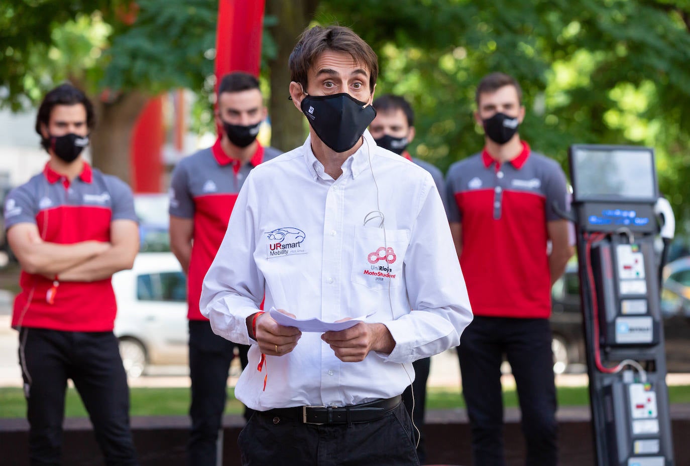 Fotos: La UR presenta la motocicleta que correrá en el Alcañiz