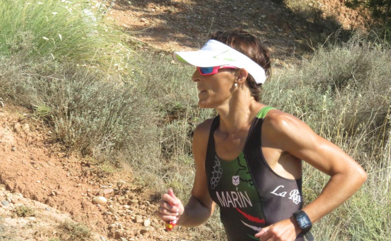 Rocío Marín remontó en la carrera a pie para vencer la prueba. 