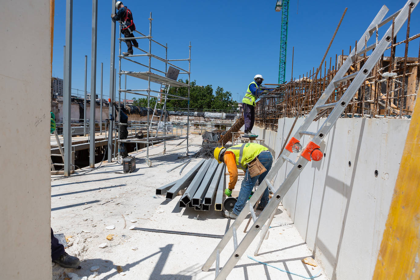 Fotos: Las obras del Sagasta, a punto del acelerón