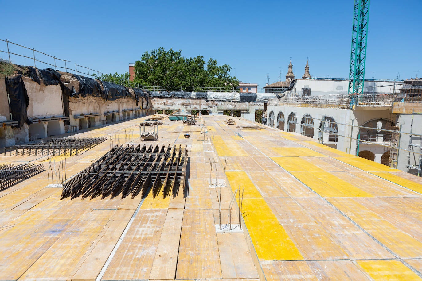 Fotos: Las obras del Sagasta, a punto del acelerón