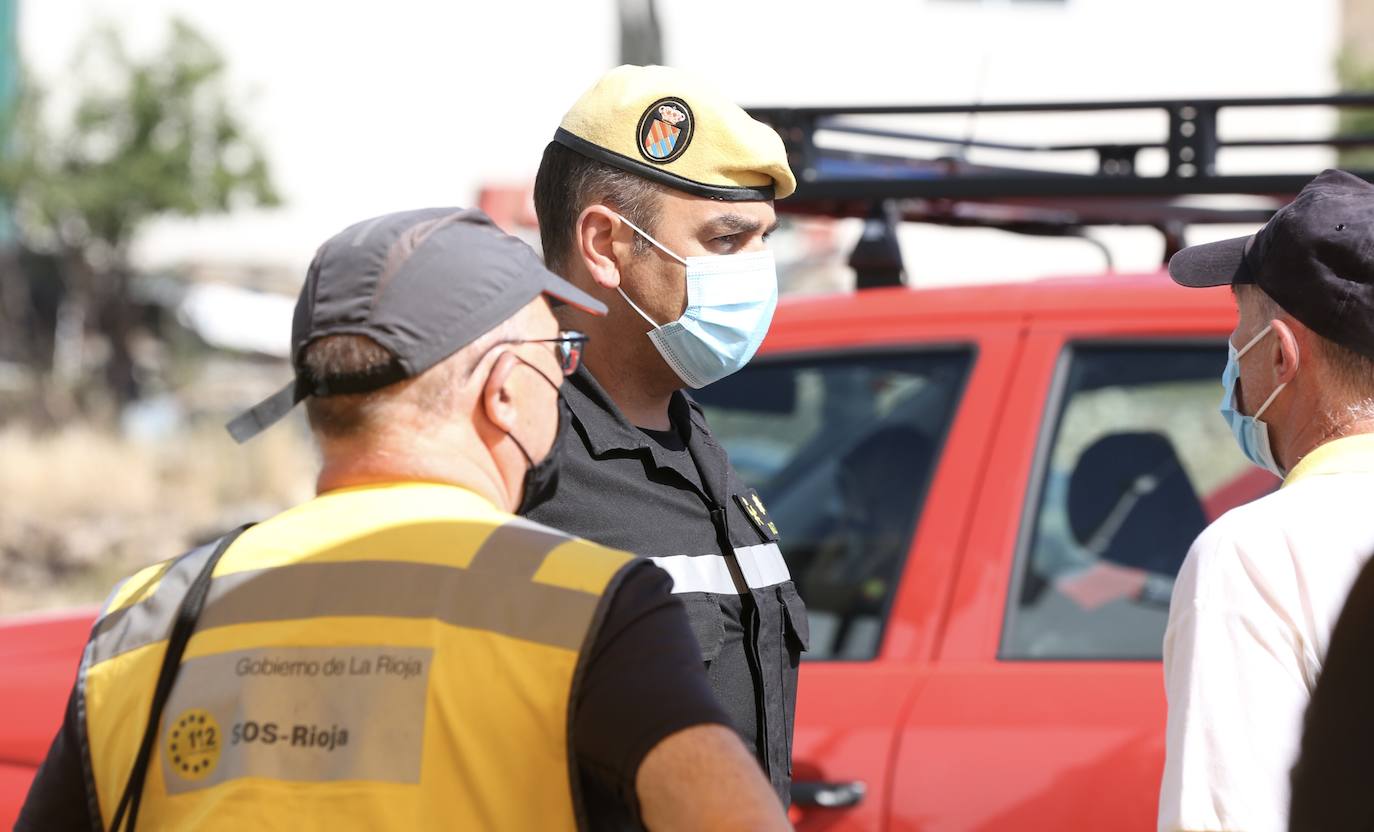 Fotos: La lucha contra el fuego, también el lunes