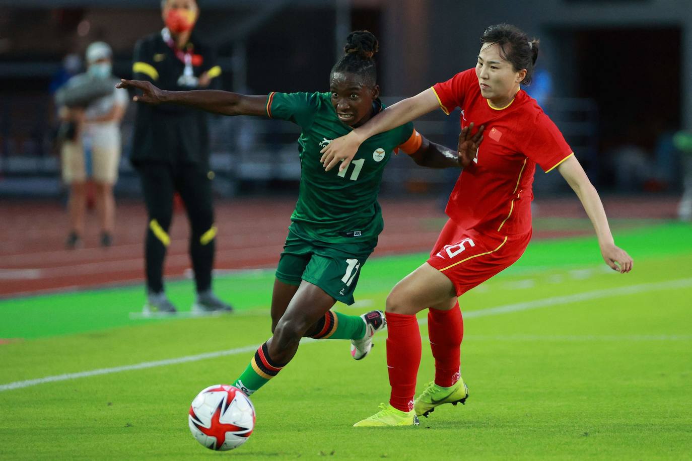 Banda, en el partido ante China. 