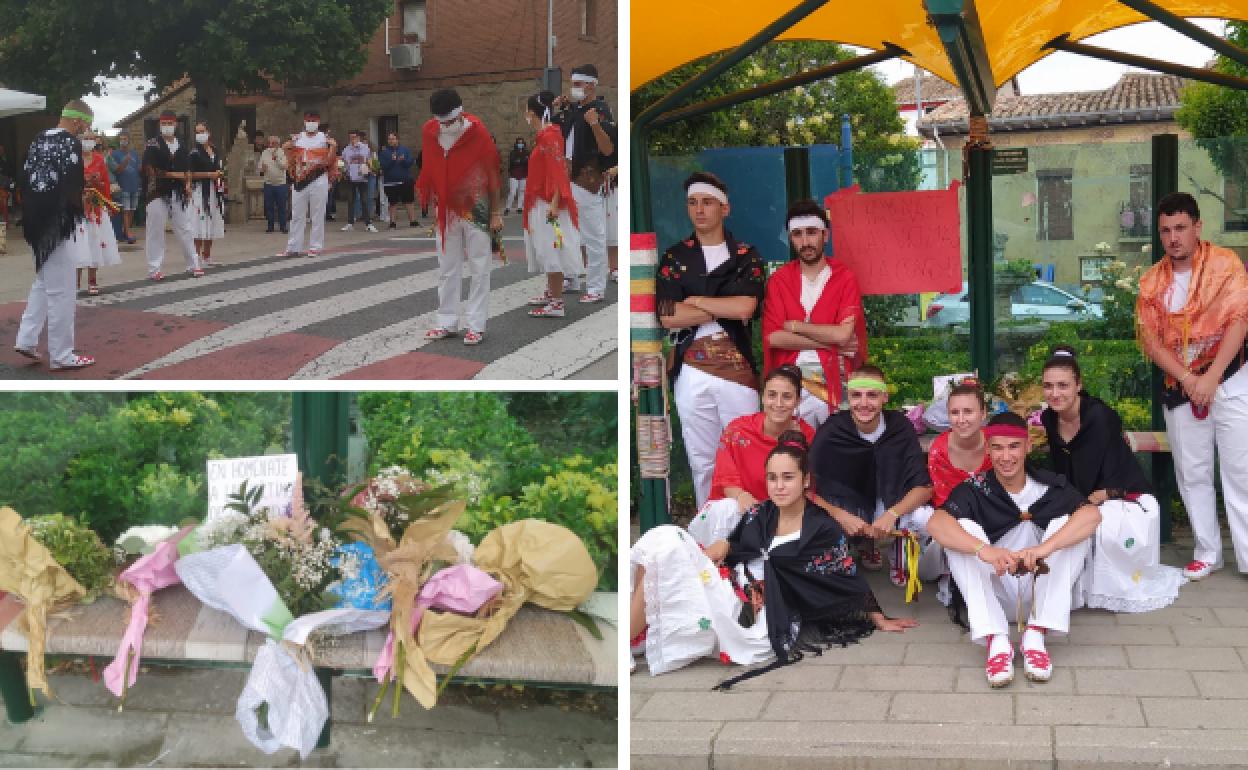 Los danzadores de Herramélluri, con las víctimas del COVID-19