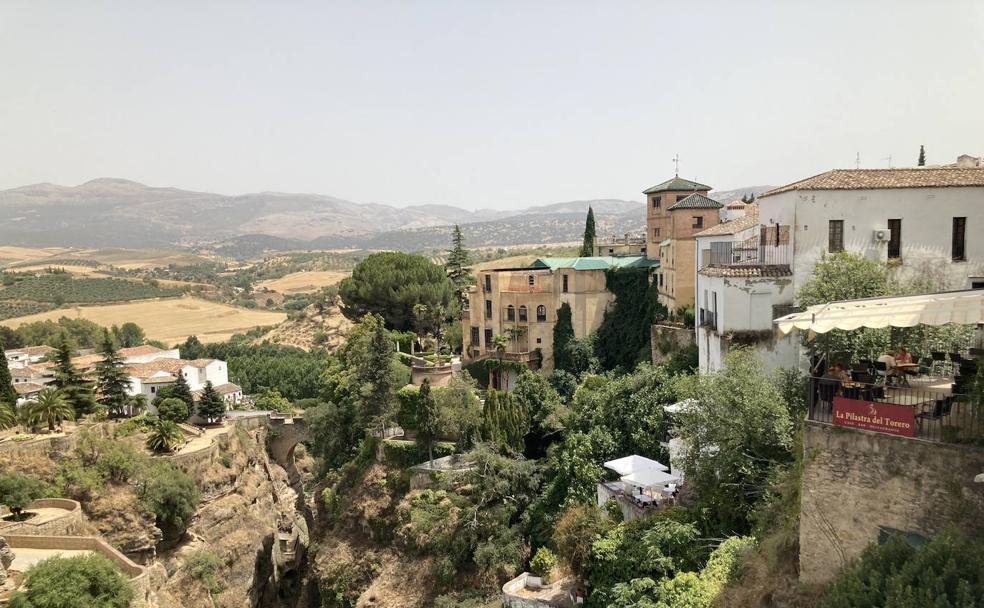 Vista general de Ronda (Málaga), 