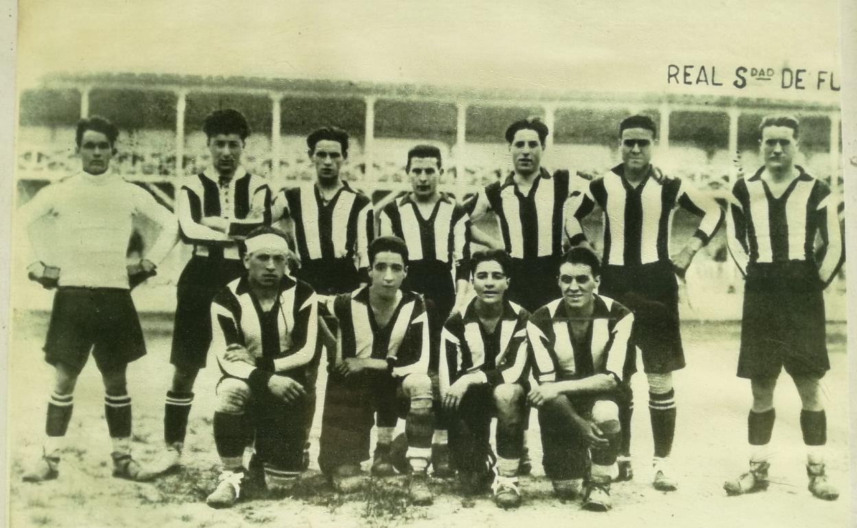 Alineación del Haro Sport Club de 1920. 