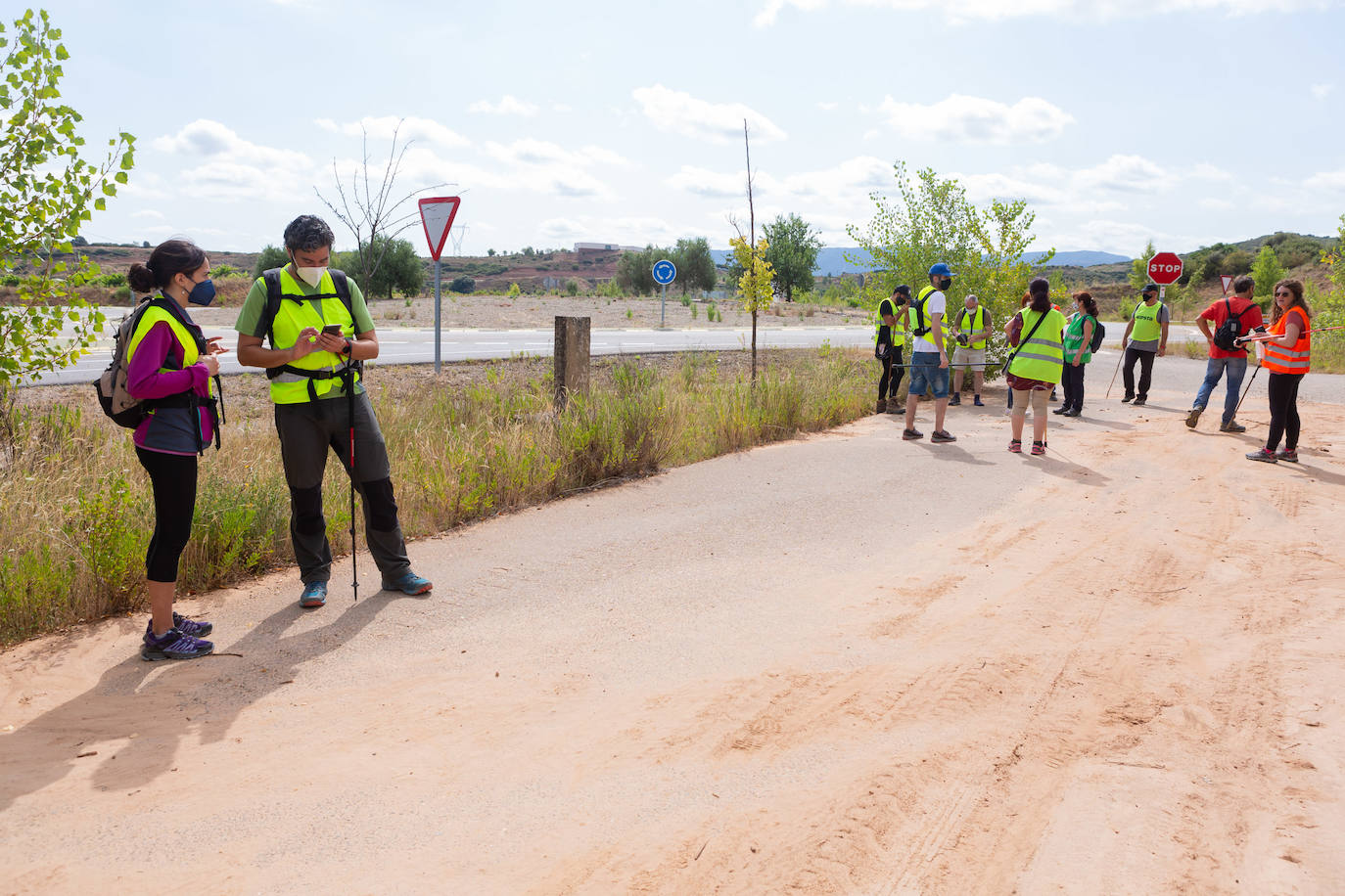 Fotos: La batida en Entrena para buscar a Javier Ovejas