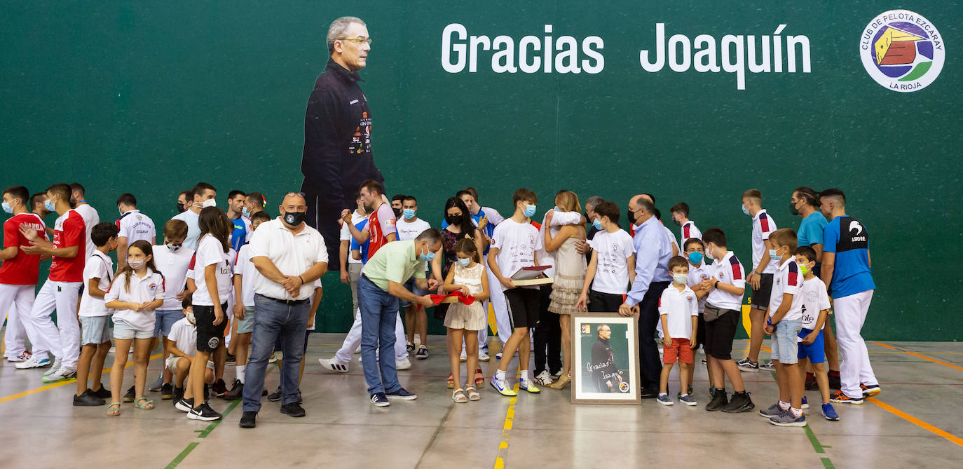 Fotos: Ezcaray y el mundo de la pelota homenajean al desaparecido Joaquín Plaza con un festival