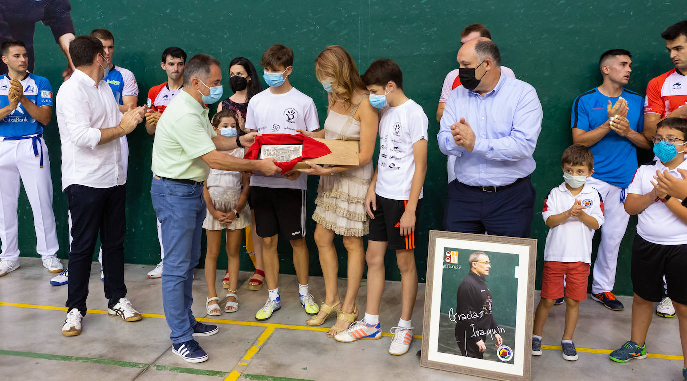 Fotos: Ezcaray y el mundo de la pelota homenajean al desaparecido Joaquín Plaza con un festival